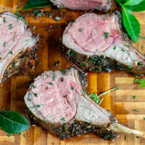 Herb Marinated Grilled Rack Of Lamb Healthy World Cuisine