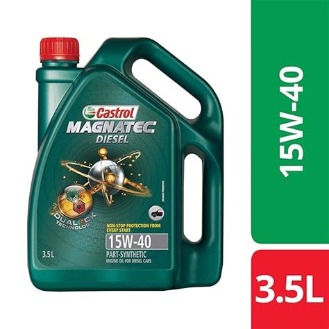 Castrol Magnatec Diesel 15w 40 Api Sn Part Synthetic Engine Oil For