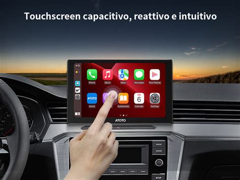 Atoto P Portatile Autoradio Carplay Senza Fili E Android Auto