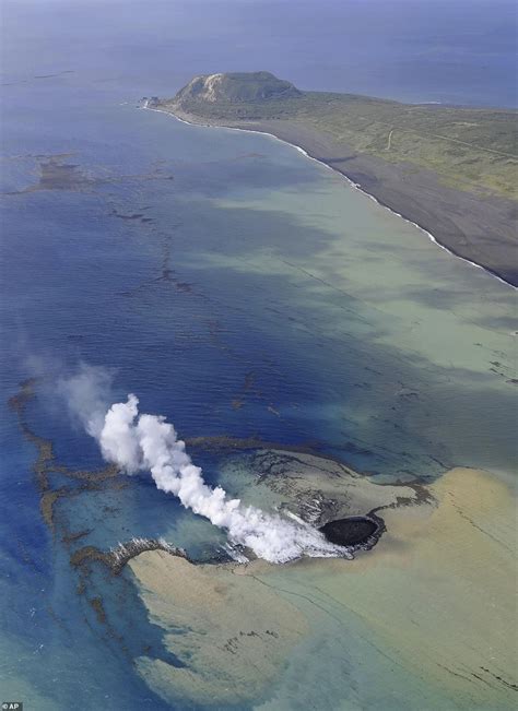 Watch The Birth Of A New Island From An Underwater Volcanic Eruption