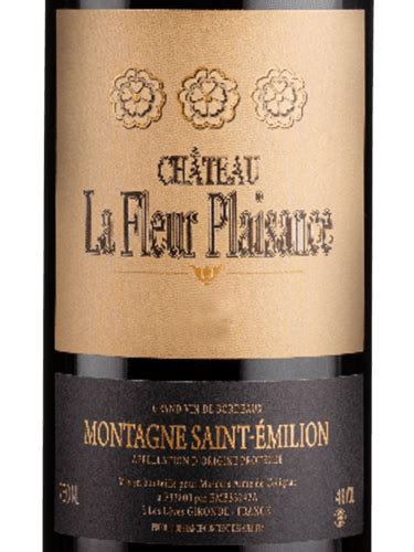 Château La Fleur Plaisance Montagne Saint Émilion Vivino US