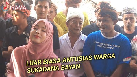 Terbaru Suasana Begitu Asyik Nia Dirgha Bikin Warga Pada Senyum