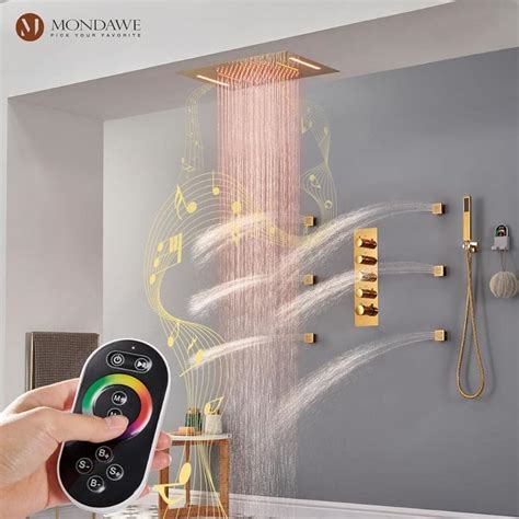 Mua Mondawe Ceiling Mounted Inch Large Thermostatic Shower System