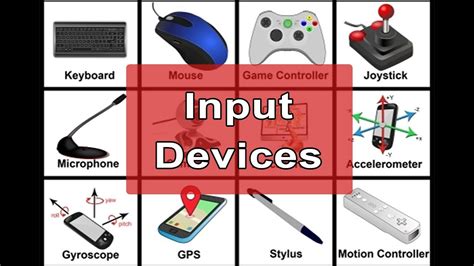 Input Devices Types Of Input Devices Youtube