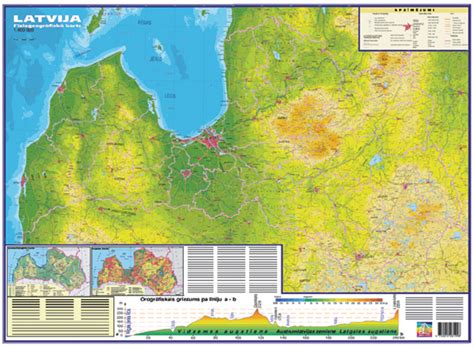 Latvijas Karte — Teorija Dabaszinības 4 Klase