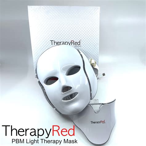 TherapyRed PBM Red Light Therapy Mask with 7 Colors for Anti | Etsy