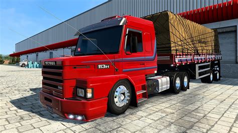 Scania 113h Qualificada Carregado De Batata Granel 2 Eixos Euro