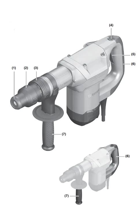 Bosch Gsh Professional Hex Demolition Hammer Instruction Manual