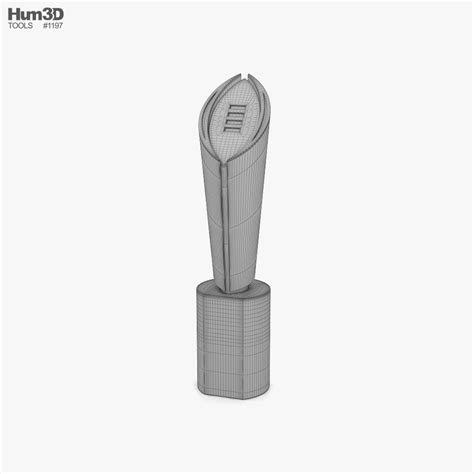 College Football Playoff National Championship Trophy 3d Model