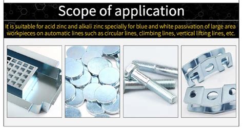 Zinc Plating Trivalent Blue And White Passivator Manufacturer Factory