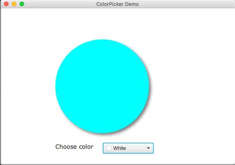 Programming for beginners: JavaFX: ColorPicker