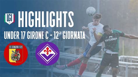 Highlights Catanzaro Fiorentina U17 A B 12 Giornata Stagione 2023 24