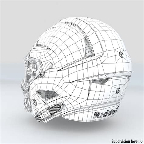 Football Helmet Riddell Speedflex 3d Model 49 Fbx Obj Max Free3d