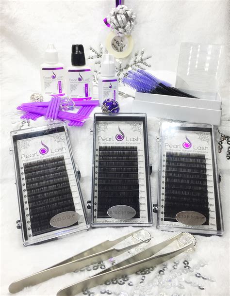 Eyelash Extension Classic Starter Kit By Pearl Lash For Professional Only