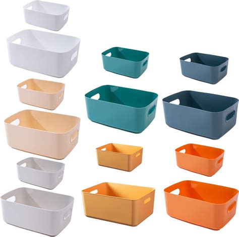 Bo Tes De Rangement En Plastique Victse Organiseur Panier De Rangement