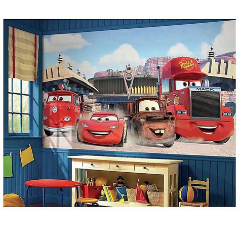 Disney Pixar Cars Friends to the Finish Red XL Kids Removable Wallpaper ...