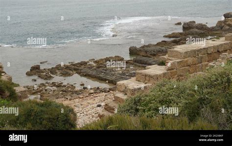 The Ruins Of The Ancient Biblical Phoenician Israelite And Roman Port