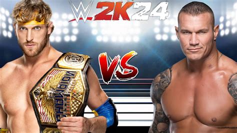 Wwe K Randy Orton Vs Logan Paul Extreme Rules Match For The Wwe