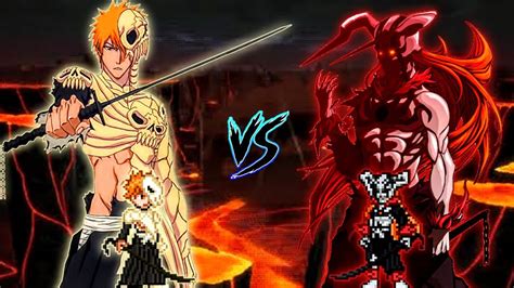 Ichigo Hell Verse Vs Vasto Lord Ichigo In Jump Force Mugen Youtube