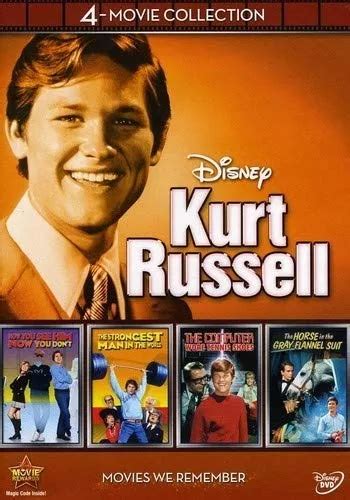 Kurt Russell Coleccion Disney Boxset 4 Peliculas Dvd Meses Sin Intereses