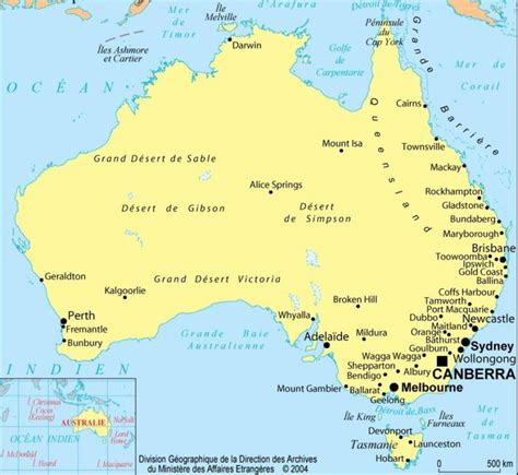Carte De Laustralie Différentes Cartes Sur Laustralie Routières