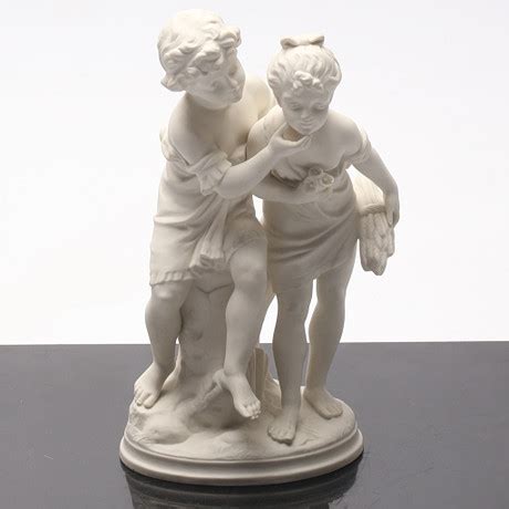 FIGURIN Parian Gustafsberg 1910 Keramik Porslin Europeiskt