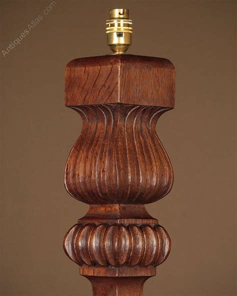 Antiques Atlas Carved Oak Standard Lamp C