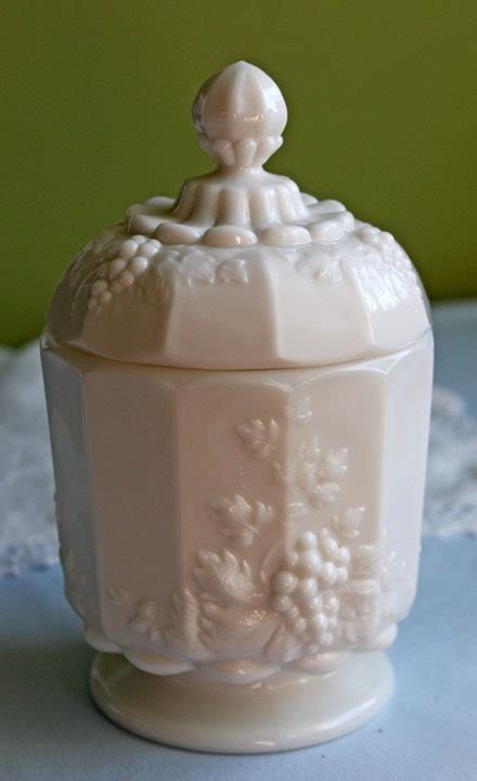 Hand Made Westmoreland Milk Glass Harvest Design Instant Etsy