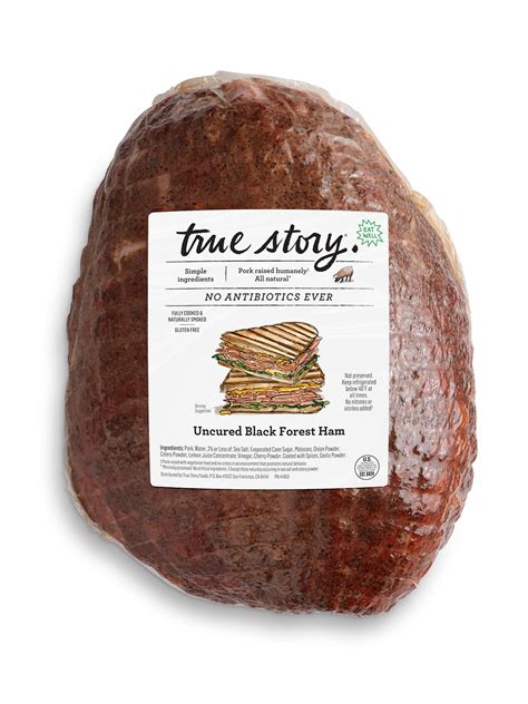 Uncured Black Forest Ham Deli Counter True Story Foods