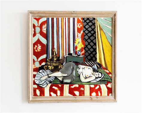 Henri Matisse A Nude Lying On Her Back Etsy