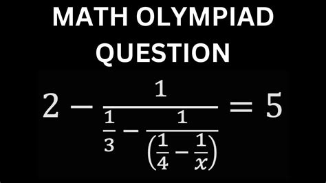 Math Olympiad Question A Nice Rational Problem Youtube