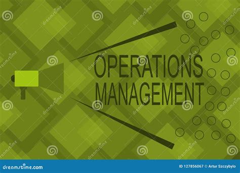 Writing Note Showing Operations Management Business Photo Showcasing