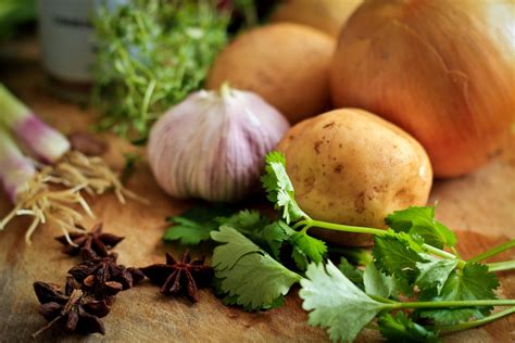 Free Images Dish Food Herb Garlic Produce Vegetable Onion