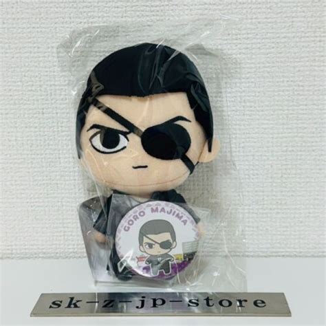 Ryu Ga Gotoku Yakuza Goro Majima Plush Doll Can Badge Set Sega