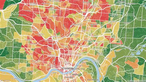 The Safest And Most Dangerous Places In Cincinnati Oh Crime Maps And Statistics