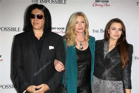 Gene Simmons Shannon Tweed And Sophie Simmons Stock Editorial Photo