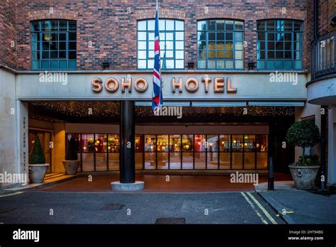 The Soho Hotel on Richmond Mews, Soho, London. Boutique hotel in a ...