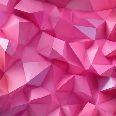 Premium Photo Polygon Pink Pastel Color Abstract Background