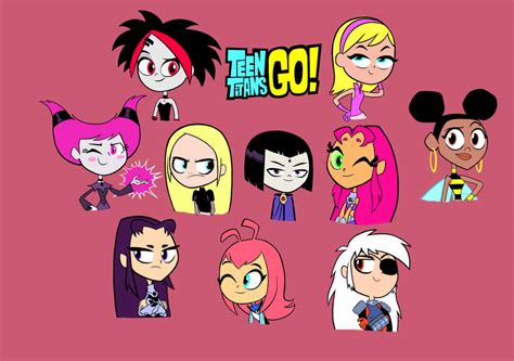 Teen Titans Go Girls By Mariokero345 On Deviantart