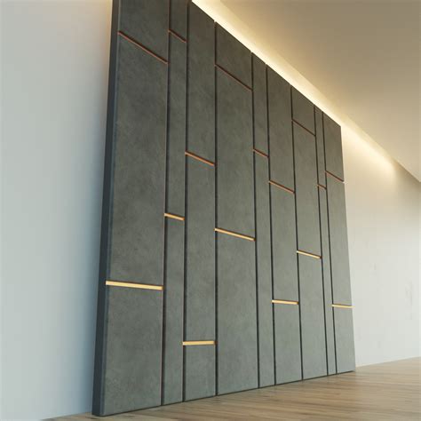 3d Model Soft Wall Panel Decorative 3 Vr Ar Low Poly Cgtrader