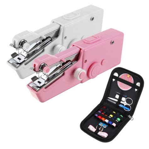 Portable Mini Handheld Cordless Sewing Machine Stitching Home Clothes