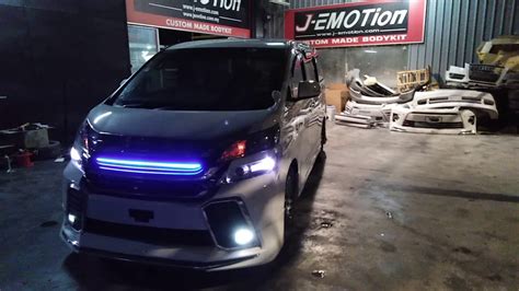 TOYOTA VELLFIRE 2008 14 MODELISTA DESIGN FULL SET BODYKIT J EMOTION