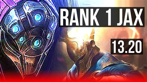 Jax Vs Panth Top Rank 1 Jax Godlike 900k Mastery Rank 12 Na