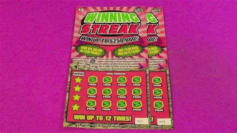 Sood 548 Two 5 Winning Streak Florida Lottery Scratch Tickets Youtube