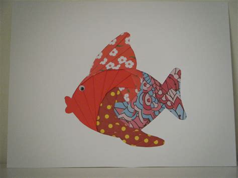 Paper Iris Fish