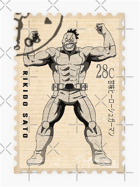 My Hero Academia Class1 A Rikido Sato Stamp Sticker For Sale By Nerdy