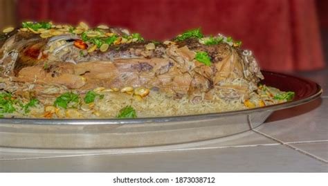 Arabic Ouzi Stuffed Lamb Rice Kind Stock Photo 1873038712 Shutterstock