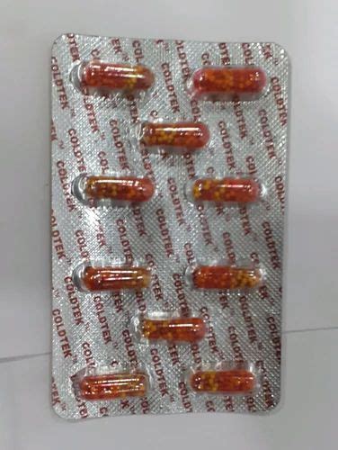 Chlorpheniramine Maleate Phenylephrine Hydrochloride Capsules At Rs 900 Bottle Cpm Tablets In