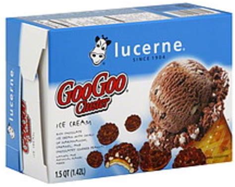 Lucerne Goo Goo Cluster Ice Cream - 1.5 QT, Nutrition Information | Innit