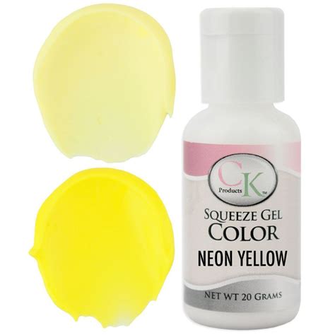 Neon Yellow Ck Gel Paste Food Coloring With Images Lemon Yellow